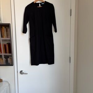 Chic Black Long Sleeve Dress